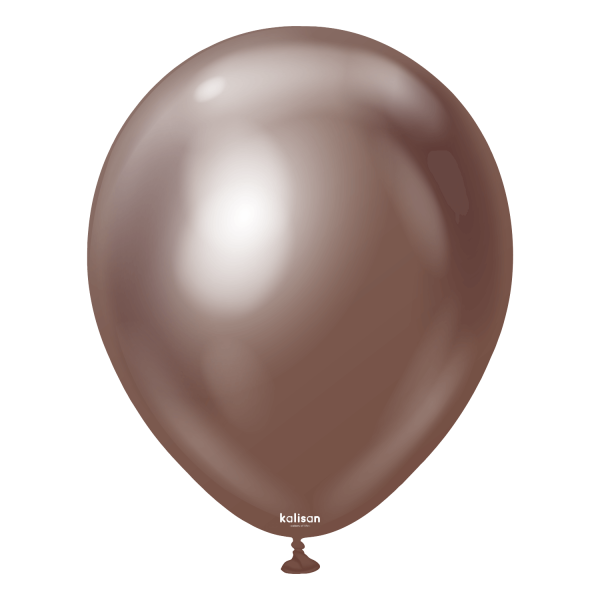 12 inch Chocolate (Brown) Mirror (Chrome) Color Kalisan- 50 PC