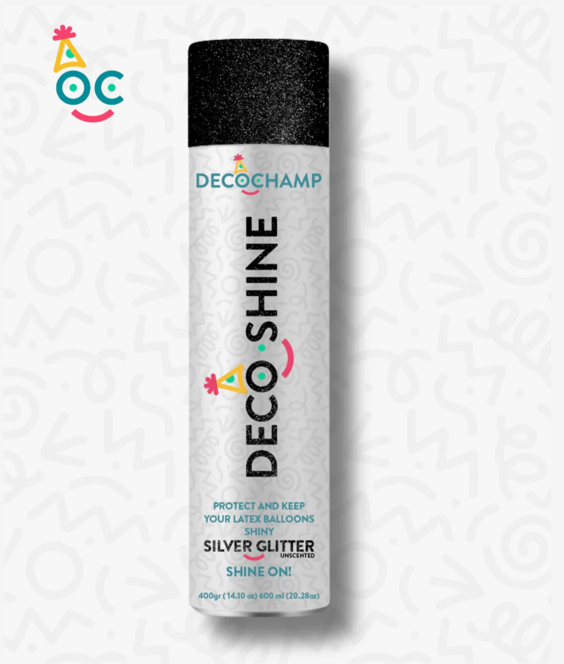 DecoShine Silver GLITTER Spray