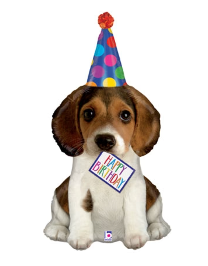 32" Birthday Puppy Dog Balloon