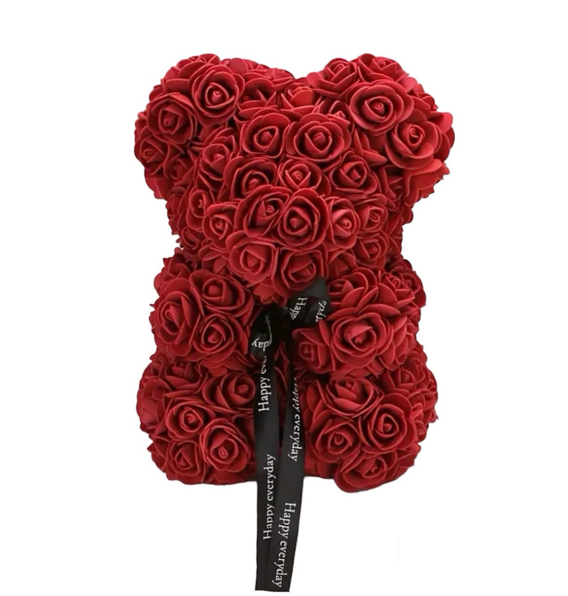 Artificial Rose Bear- Red - 9 inch