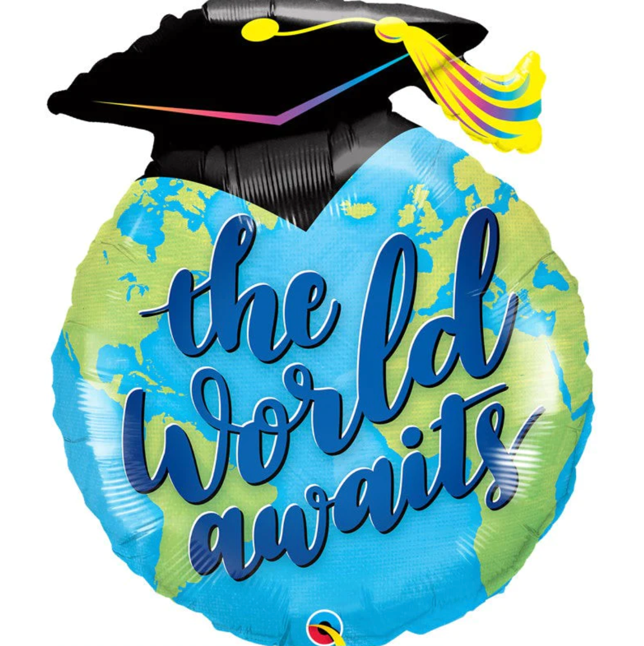 36” The World Awaits Grad Mylar Balloon