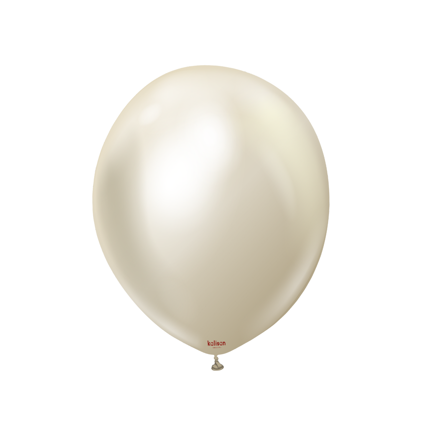 5 inch White Gold Mirror (Chrome) Color Kalisan- 100 PC