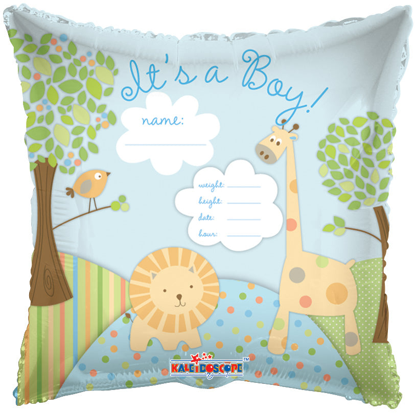 18" It's A Boy Writable Foil Balloon