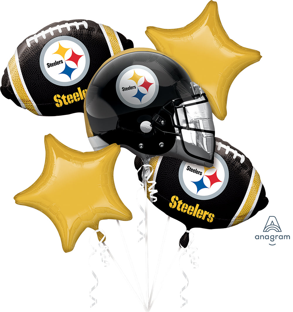 NFL Steelers 5 PC Balloon Bouquet