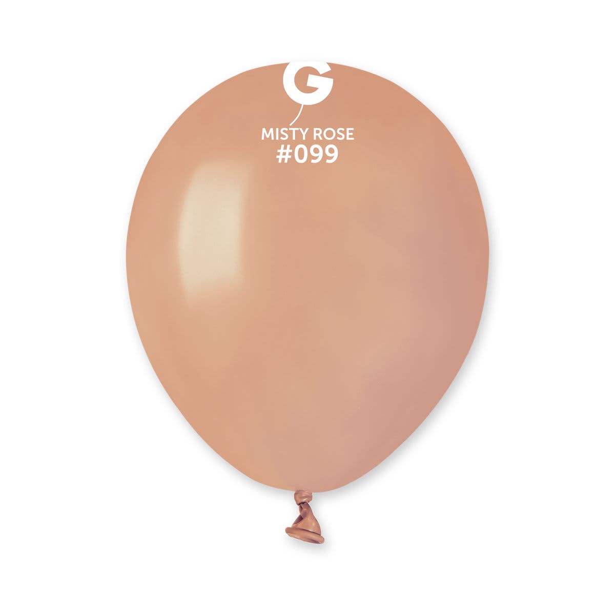 5 inch - #099 Misty Rose (Dusty Rose) Standard Color Gemar- 100 PC