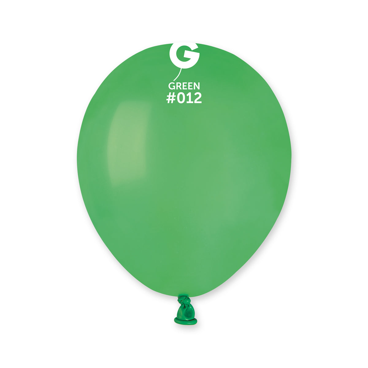 5 inch - #012 Green Standard Color Gemar- 100 PC