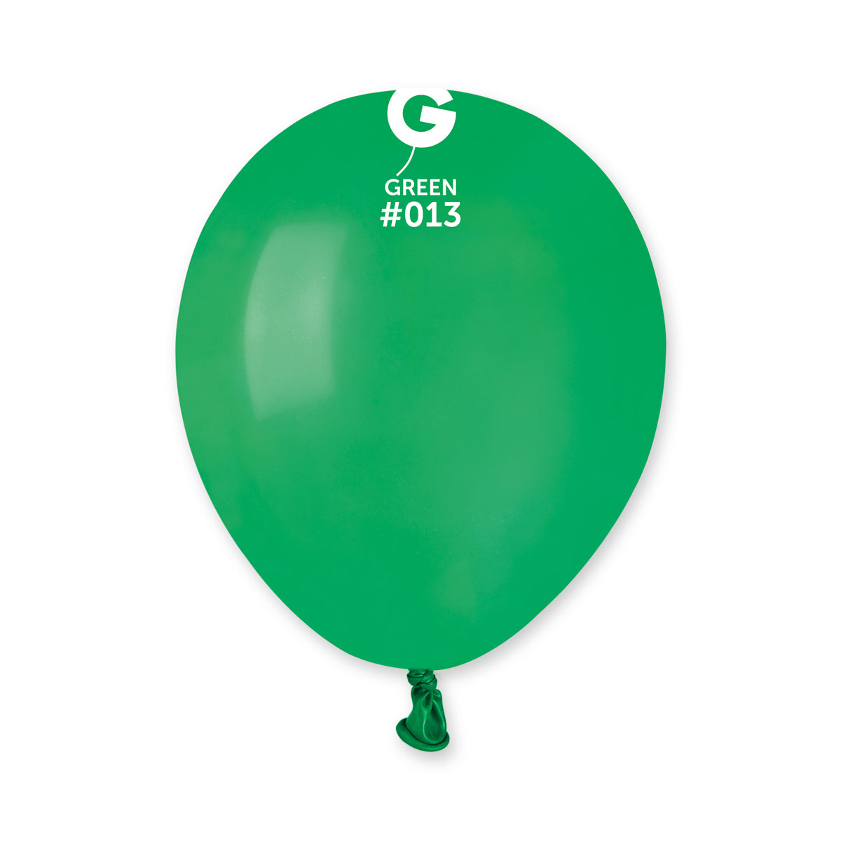 5 inch - #013 Green Standard Color Gemar- 100 PC