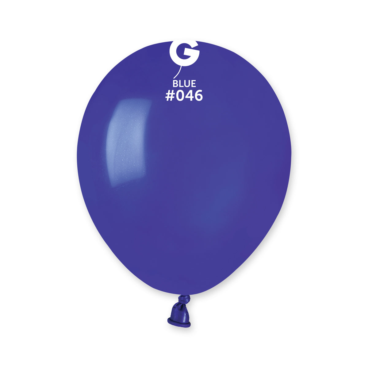 5 inch - #046 Blue Standard Color Gemar- 100 PC