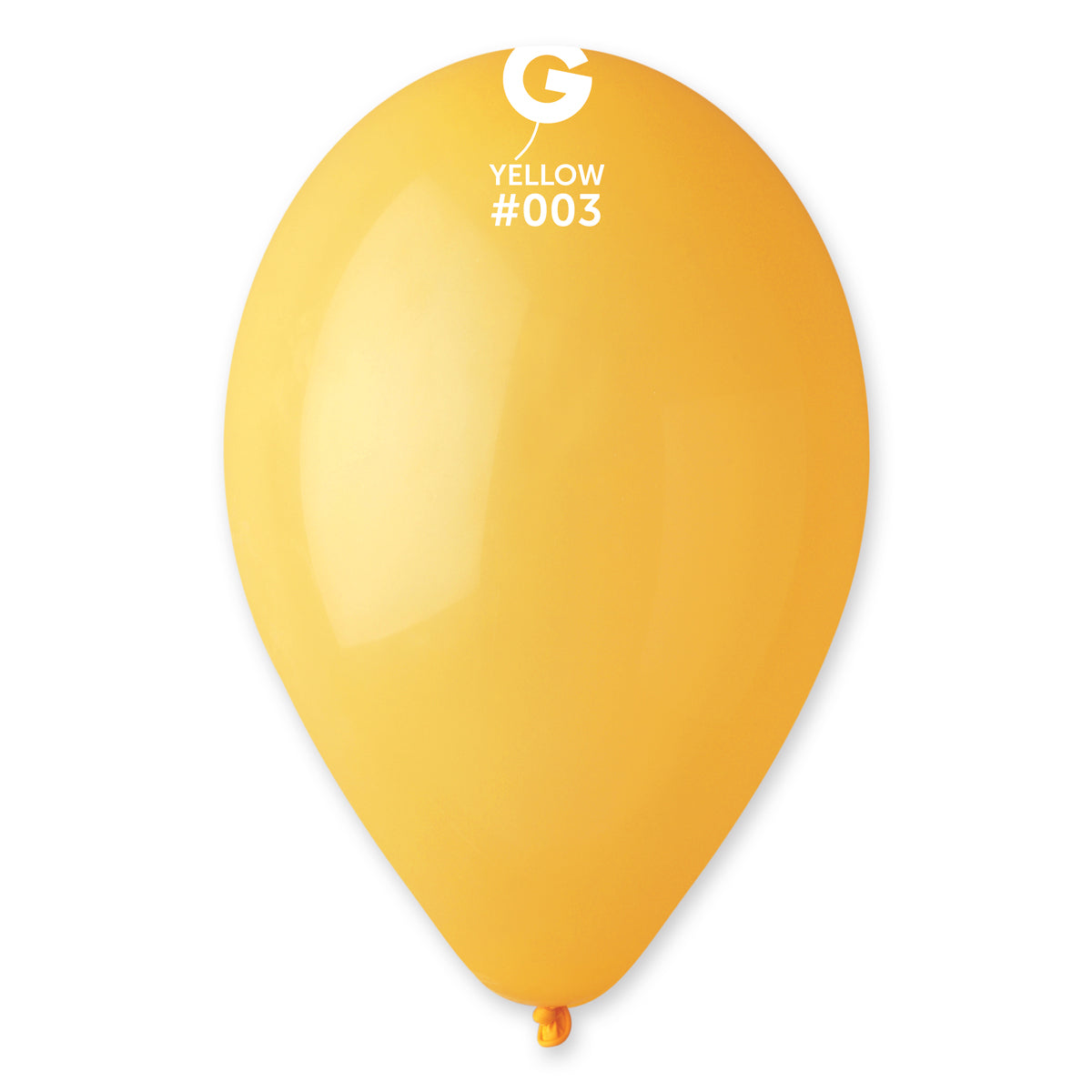 G110: #003 Yellow Standard Color 12 in