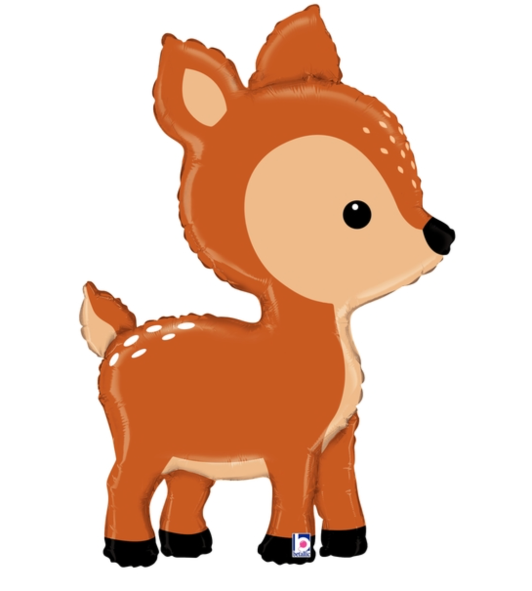 39" Deer Woodland Creature Foil Balloon