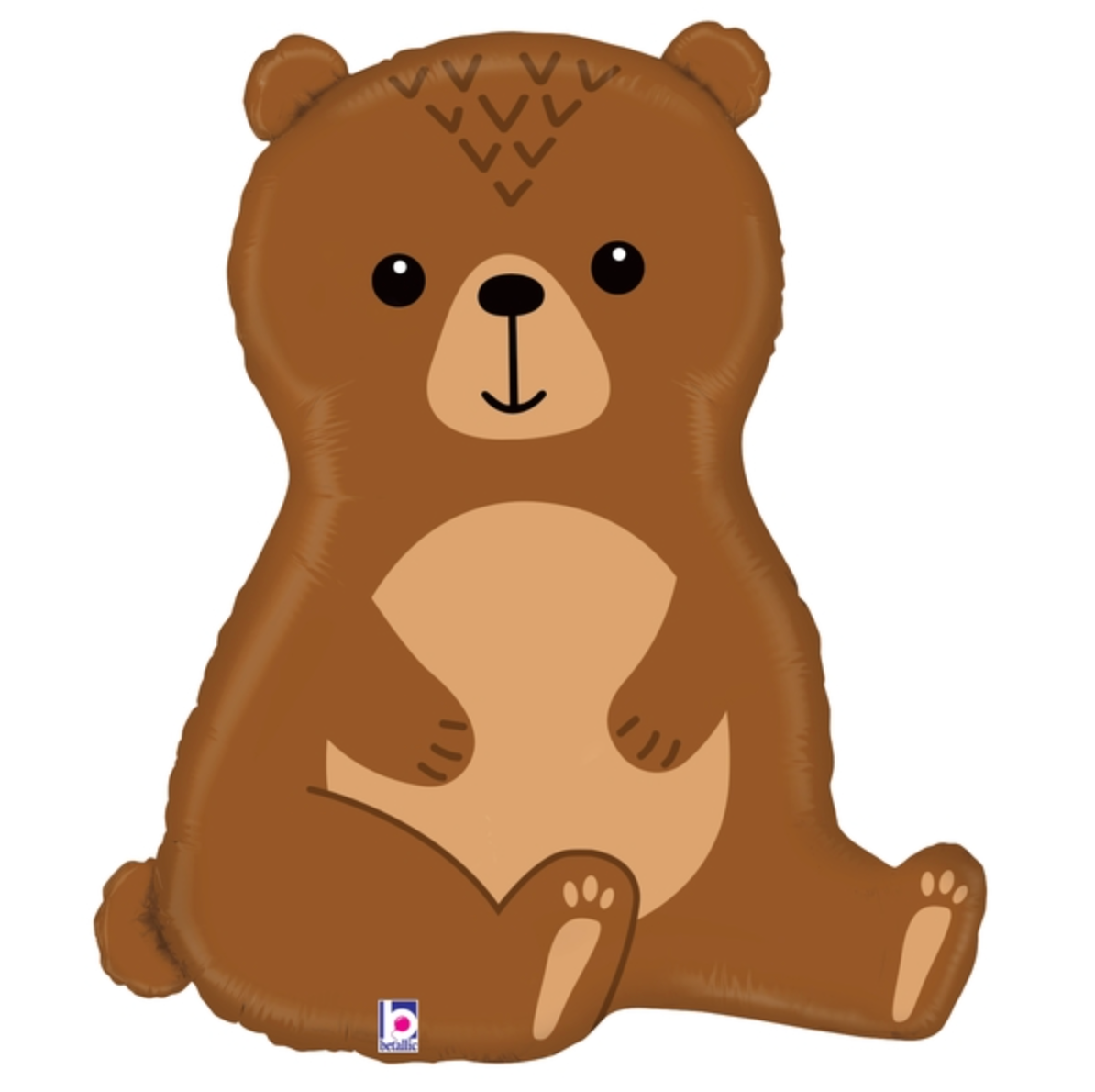 34" Bear Woodland Creature Foil Balloon