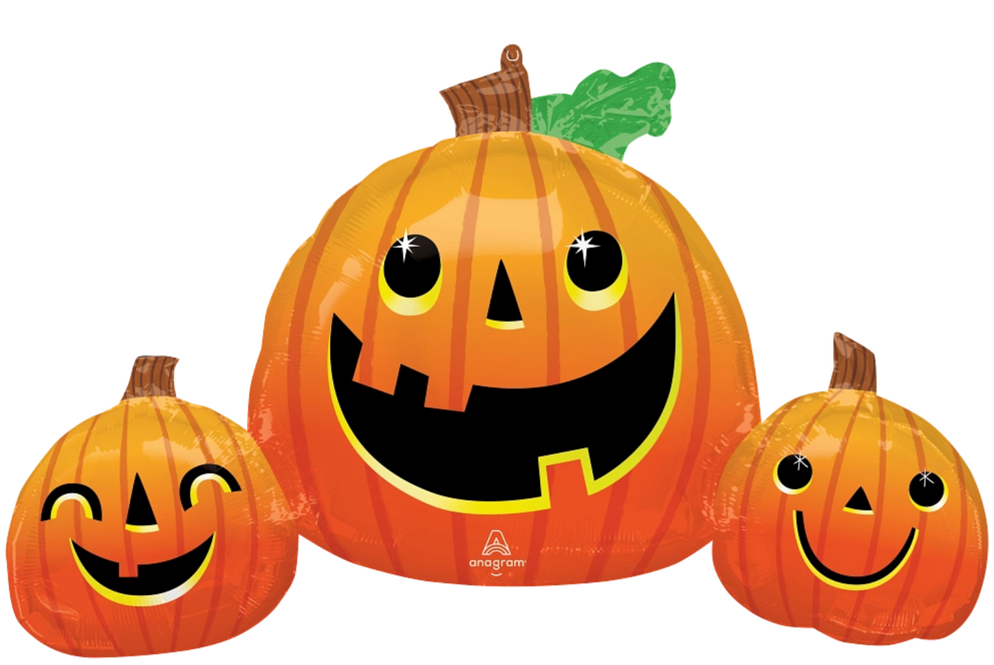 Jack-o-Lantern Pumpkin bunch Foil Supershape Balloon