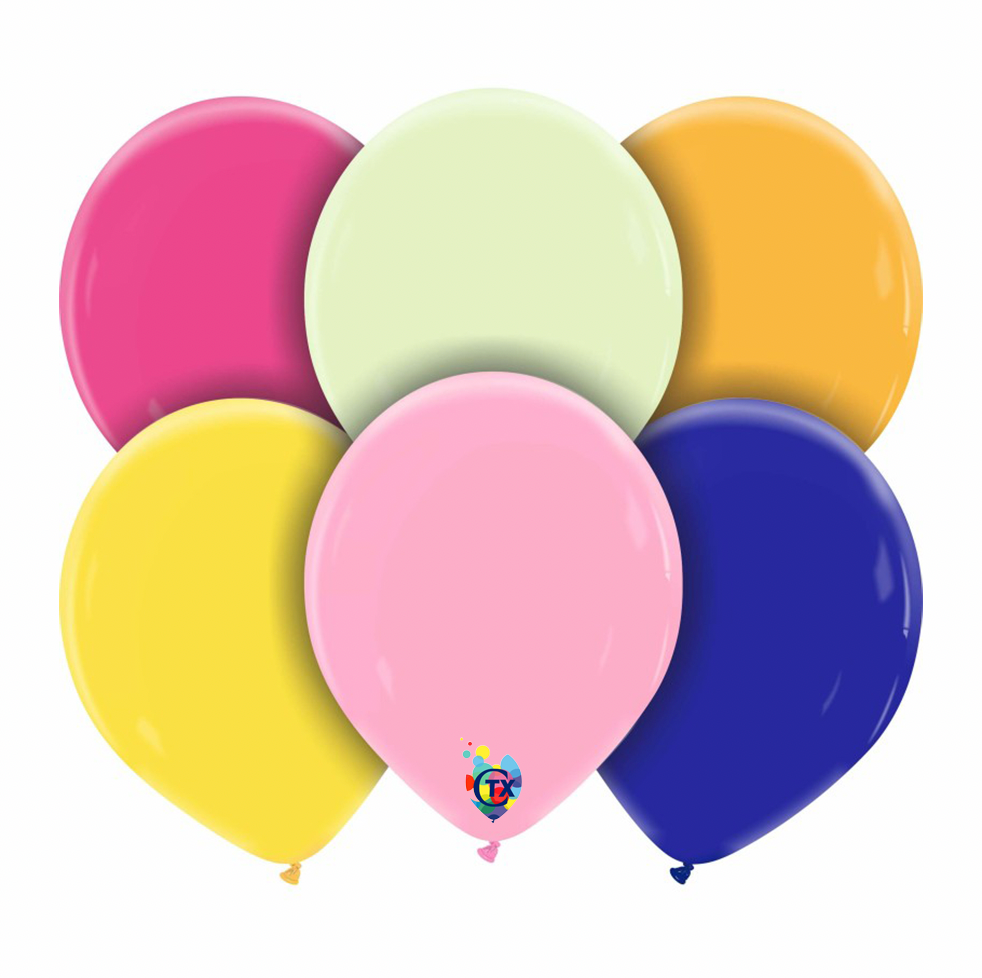 14 inch Assorted Color Standard Color Cattex - 50 PC