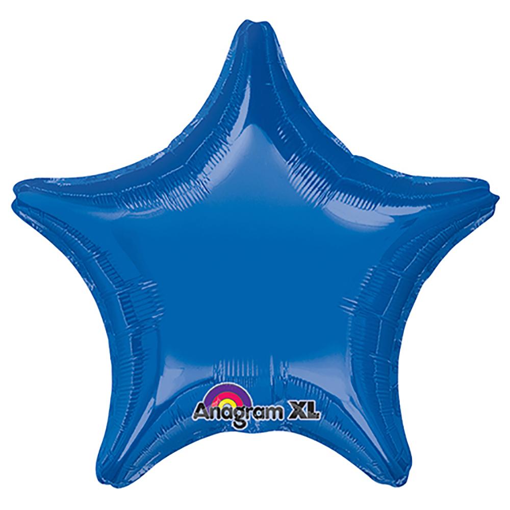 20" Blue Star Shape Foil