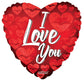 18" I Love You Mylar Heart Balloon