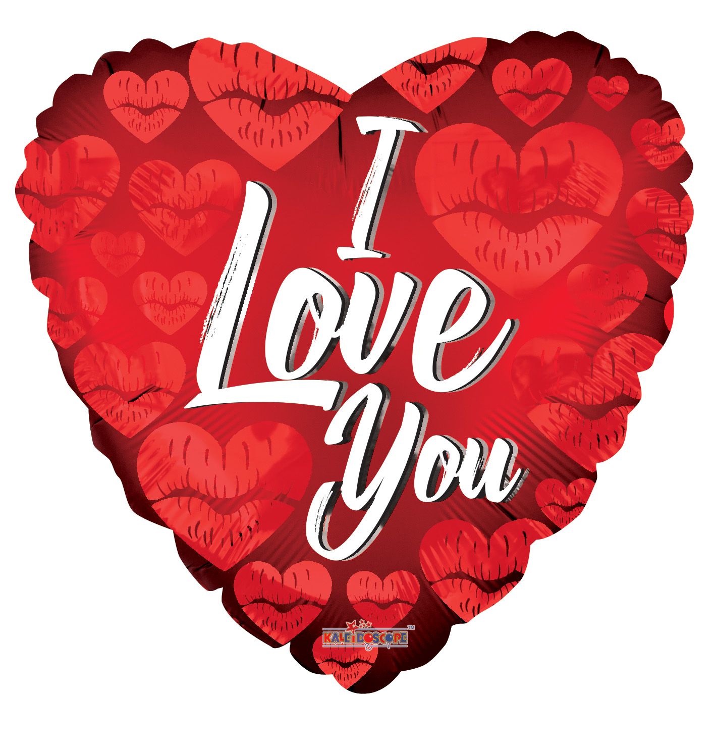 18" I Love You Mylar Heart Balloon