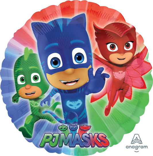 18" PJ MASKS Round Mylar Shape