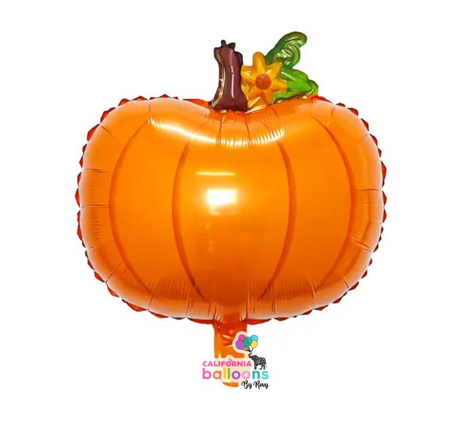 Autumn Pumpkin Shape Standard Mylar Balloon- 1 PC -18 inch