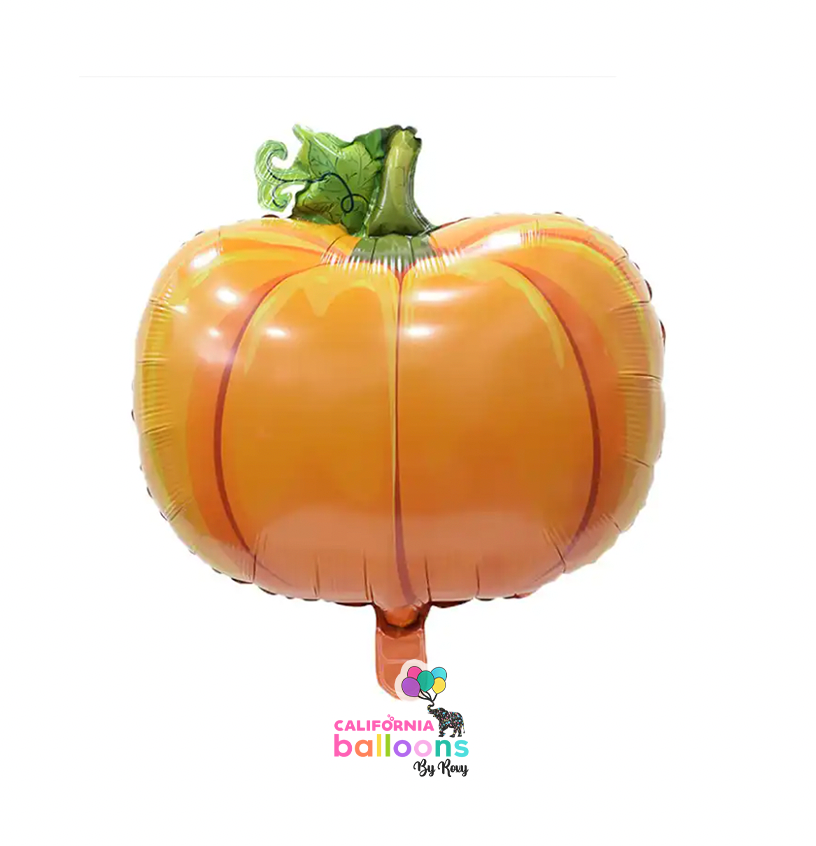 Pumpkin Shape Standard Mylar Balloon- 1 PC -18 inch