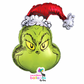 24" Grinch Head Mylar Balloon