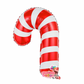 28" Candy Cane Shape Mylar Balloon