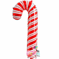 33" Candy Cane Shape Mylar Balloon - AIR-FILL ONLY