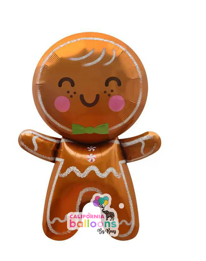 27" Gingerbread Man Mylar Balloon