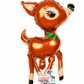 18" Reindeer Mylar Balloon