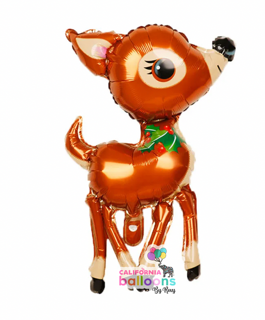 18" Reindeer Mylar Balloon