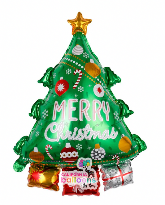 22" Christmas Tree Mylar Balloon