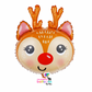 24" Rudolph Reindeer Mylar Balloon