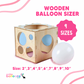 Wooden Balloon Sizer - 9 Sizes