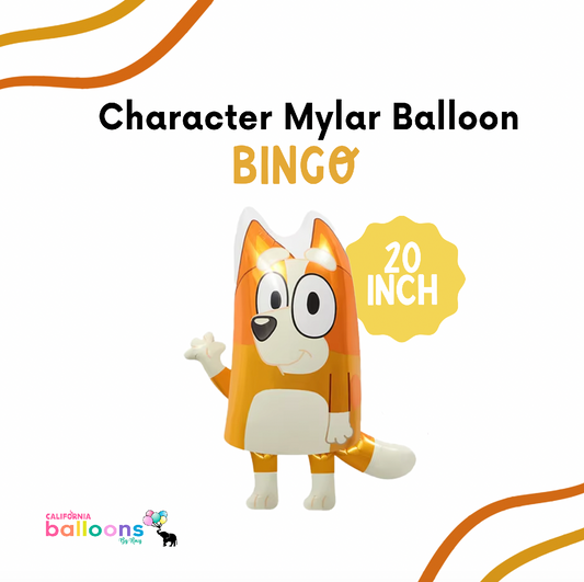 20" BINGO Character Mylar Balloon