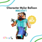 23" Minecraft Steve Character Mylar Balloon