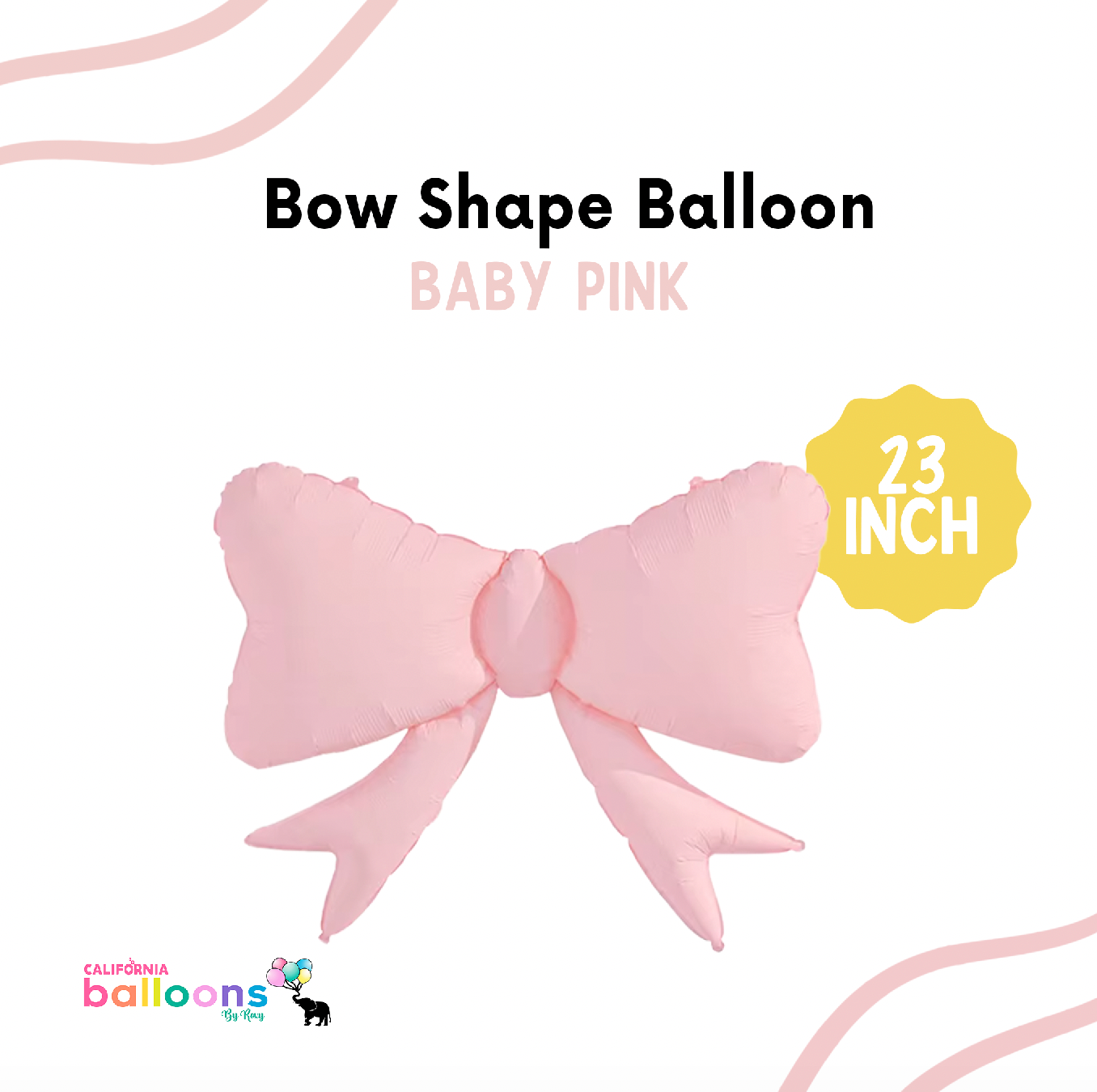 Bow Shape Balloons