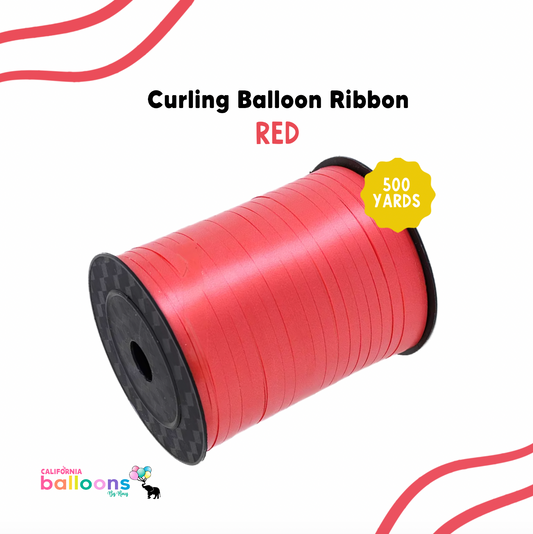 Balloon Curling Ribbon - RED - 500 YDS