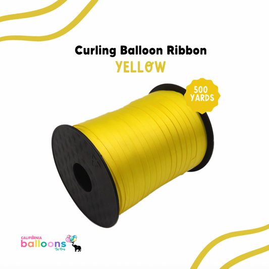 Balloon Curling Ribbon - YELLOW - 500 YDS