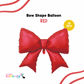 38" Deluxe Large Bow Shape Balloon - RED