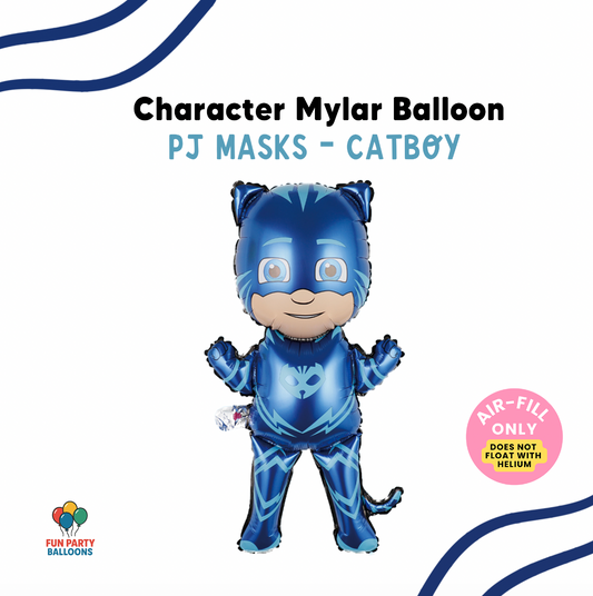 22" PJ Masks Inspired Foil Balloon - Catboy (AIR-FILL ONLY)