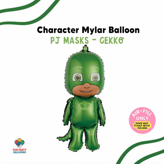 24" PJ Masks Inspired Foil Balloon - Gekko (AIR-FILL ONLY)