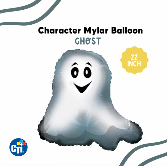 22"  Ghost Mylar Balloon - Halloween