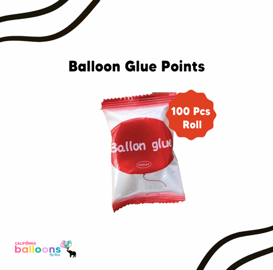 Balloon Glue Points 100 Pcs Roll