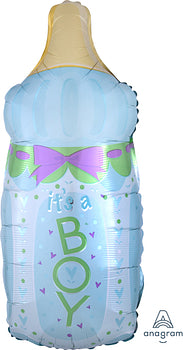 Foil "It's a Boy" Baby Bottle Balloon