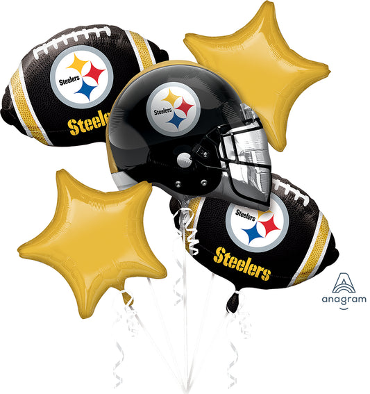 NFL Steelers 5 PC Balloon Bouquet