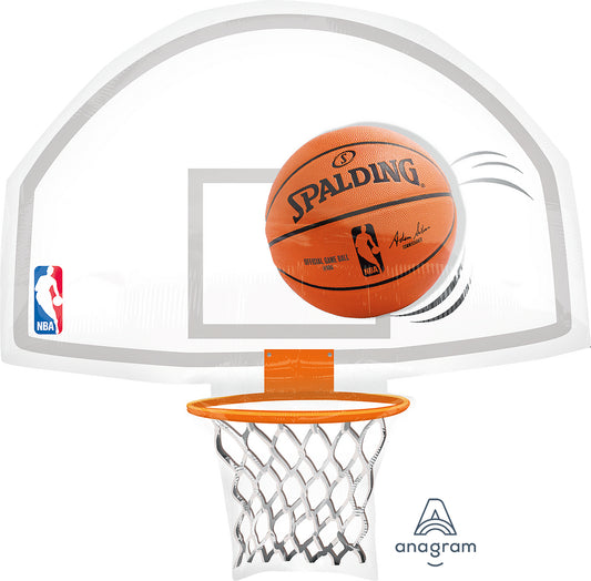26" NBA Basketball Hoop Foil Balloon