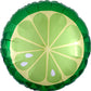 18" Lime Citrus Shape Foil Balloon