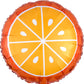 18" Orange Citrus Shape Foil Balloon