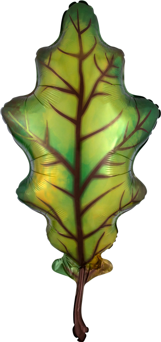 42" Green Leaf Shape Foil Balloon