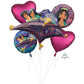 Aladdin 5 Pc Balloon Bouquet