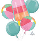Summer Popsicle Balloon Bouquet 5pc